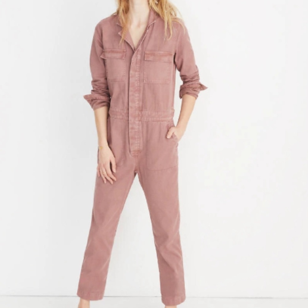 Made well SLIM COVERALLS JUMPSUIT PANT ROMPER🤎